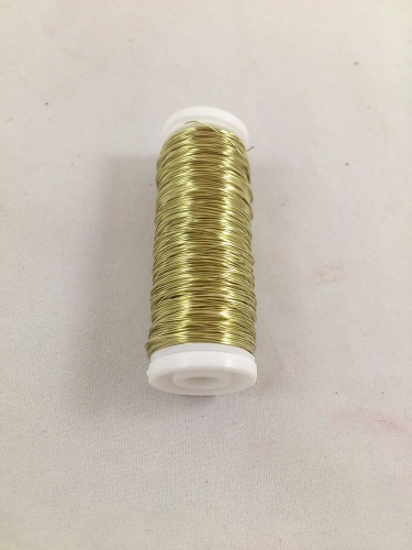 Myrthendraad goud 0.35 mm 50 gr.